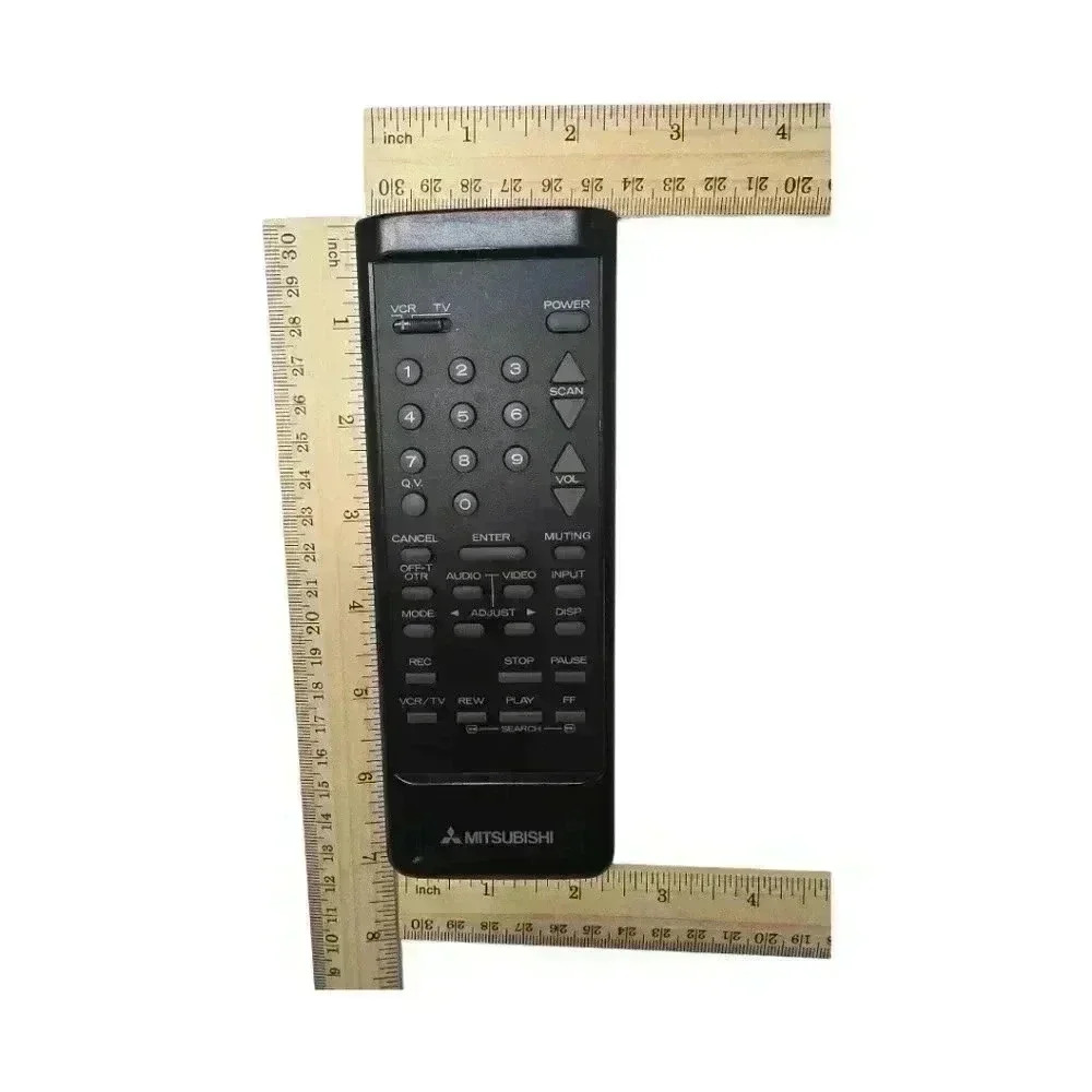 Mitsubishi *READ* Remote Control 290P004B1 930614 M Black Tested - Picture 3 of 10